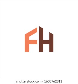 FH logo is a little explanation of the concept of the logo: a unique FH letter with clean, clear, thick, and elegant lines