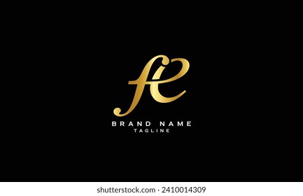FHE, FEH, HFE, HEF, EHF, EFH, FE, EF, Abstract initial monogram letter alphabet logo design