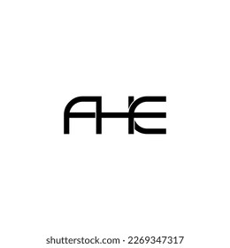 fhe initial letter monogram logo design