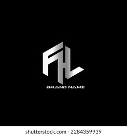 FHL Monogram Logo Design Vector