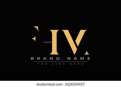 FHM abstract letter logo design. This logo is designed by three abstract letters.