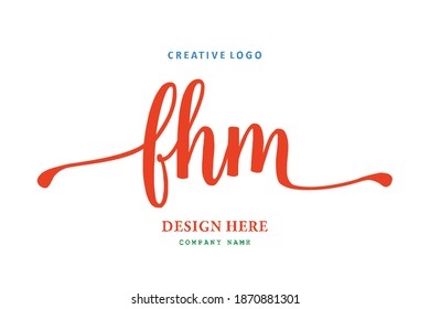 FHM lettering logo is simple, easy to understand and authoritative