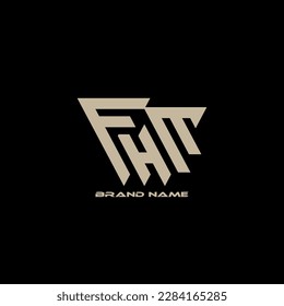 FHM Monogram Logo Design Vector