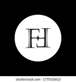 fhn logo vector, for technology companies, finance, housing, etc. thank you