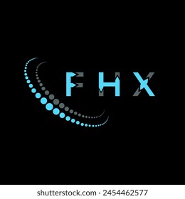 FHX letter logo abstract design. FHX unique design. FHX.
