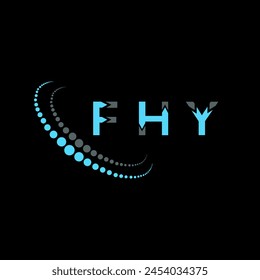 FHY letter logo abstract design. FHY unique design. FHY.

