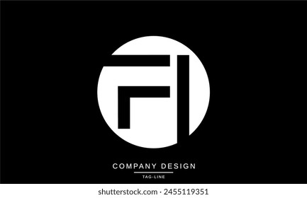 FI, IF Abstract Letters Logo Monogram Design Font Icon