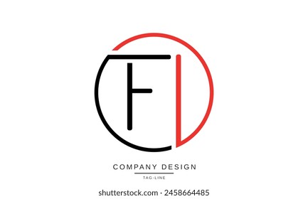 FI, IF Abstract Letters Logo Monogram Design Font Icon