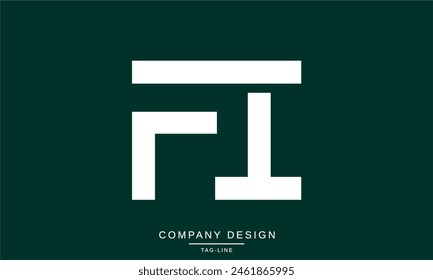 FI, IF Letras Abstractas Logo Monograma Diseño Fuente Icono