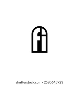 IF FI Alphabet Initial Logo with a Stylish Touch