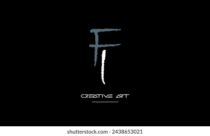 FI, IF, F, I abstract letters logo monogram