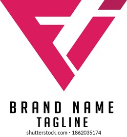 logotipo de las iniciales FI, logotipo de las iniciales de nombre, logotipo de las iniciales de la empresa, logotipo de las iniciales de la persona.
