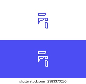 FI, IF letter logo design template elements. Modern abstract digital alphabet letter logo.