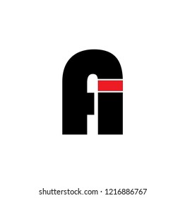 fi letter vector logo. a letter vector logo