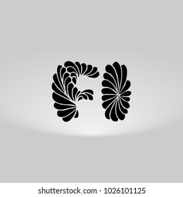 FI Logo, Decorative, Romantic