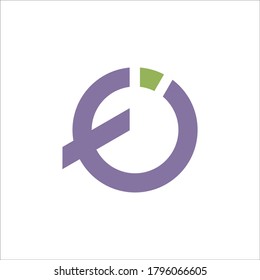 FI Logo-Design-Vektorsymbol