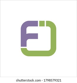 FI logo design vector sign 
