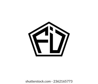 FI logo design vector template