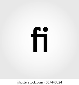 fi lowercase logo black interrelated