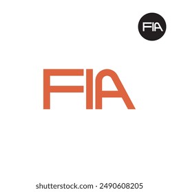 FIA Logo Letter Monogram Design