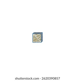 placa de fibra ícone doodle esboço vetor. placa de fibra sinal. símbolo isolado ilustração