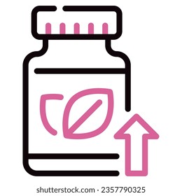 Fiber Boost Icon Illustration for uiux, infographic, etc