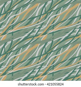Fiber Forest Camouflage. Summer Version.
Seamless pattern.