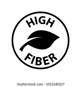 Fiber Icon, Vector Illustration