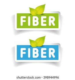 Fiber label vector set