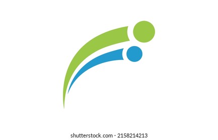 Fiber network logo design vector