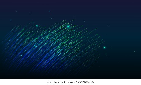 The fiber optic cable background network communication technology