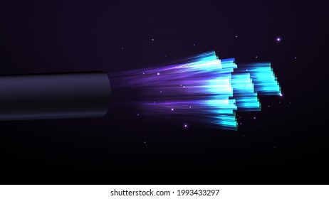 The fiber optic cable background network communication technology