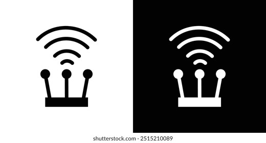 Fibra óptica ícone do cabo ícone logotipo set vetor