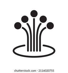 Fiber Optic Cable Icon Vector Design Template Illustration