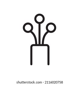 Fiber Optic Cable Icon Vector Design Template Illustration