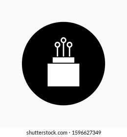 
Fiber Optic Cable Icon. Wire Type Symbol. Applied for Design, Presentation, Website or Apps Elements - Vector.