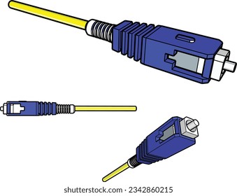 Fiber Optic Finesse: Blue Panel Connectors for Flawless Connectivity.
