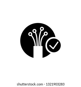 Fiber Optic Icon. Element Of Internet Connection Icon. Premium Quality Graphic Design Icon. Signs And Symbols Collection Icon For Websites, Web Design, Mobile App