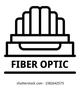 fiber optics logo images stock photos vectors shutterstock https www shutterstock com image vector fiber optic internet icon outline vector 1582642573