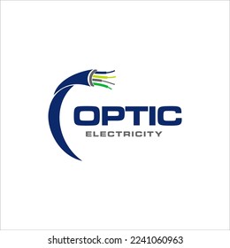 fiber optical cable logo connection