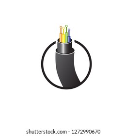 Fiber Optical Icon. Vector Ilustration - Vector