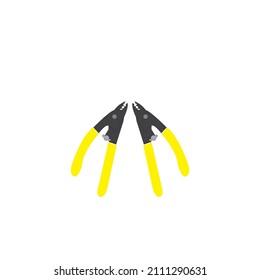 Logo der Glasfaser-Optik-Design-Illustration