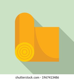 Fiber roll icon. Flat illustration of Fiber roll vector icon for web design
