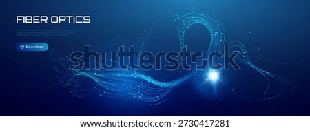 Fiber wave tech for optic ai light and line data internet. Connect business motion for futuristic digital electric and global fast future. Fiber yellow effect for optic background flow and ai.