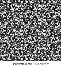 Fibers or threads in a complicated weave. Decorative graphics in black and white.