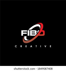 FIBO Letter Initial Logo Design Template Vector Illustration	
