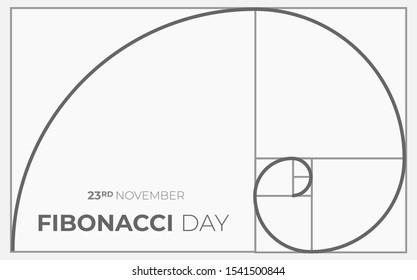 Fibonacci Day Background Illustration Vector