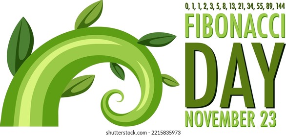 Fibonacci-Tag-Plakatdesign-Illustration