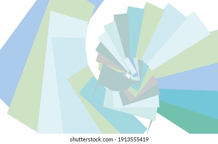 fibonacci pattern- abstract seashell vector for background