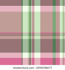 Fibre check vector background, blanket fabric textile pattern. Mid texture plaid tartan seamless in pastel and light color.